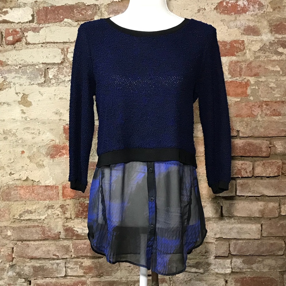 Elie Tahari Sweater Blouse Top